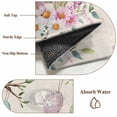 thumbnail image 6 of 2x3 Ft Entryway Area Rug, Spring Easter Kitchen Rug Runner Washable Floor Mat, Bunny Ears Colorful Eggs Botanical Rustic Non Slip Indoor Door Mat Throw Carpet for Bathroom Living Room Bedroom, 6 of 8