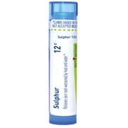 Boiron Sulphur 12C, Homeopathic Medicine for Skin Rash Worsened By Heat And Water, 80 Pellets
