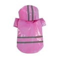 thumbnail image 2 of Dog Reflective Waterproof Raincoat Teddy Puppy Hooded Jacket Coat Pet Clothes, 2 of 8