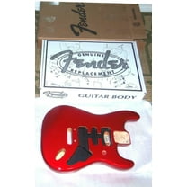 Fender HSH Deluxe Candy Apple Red Strat Body~2 Point Bridge~Contoured Heel-New