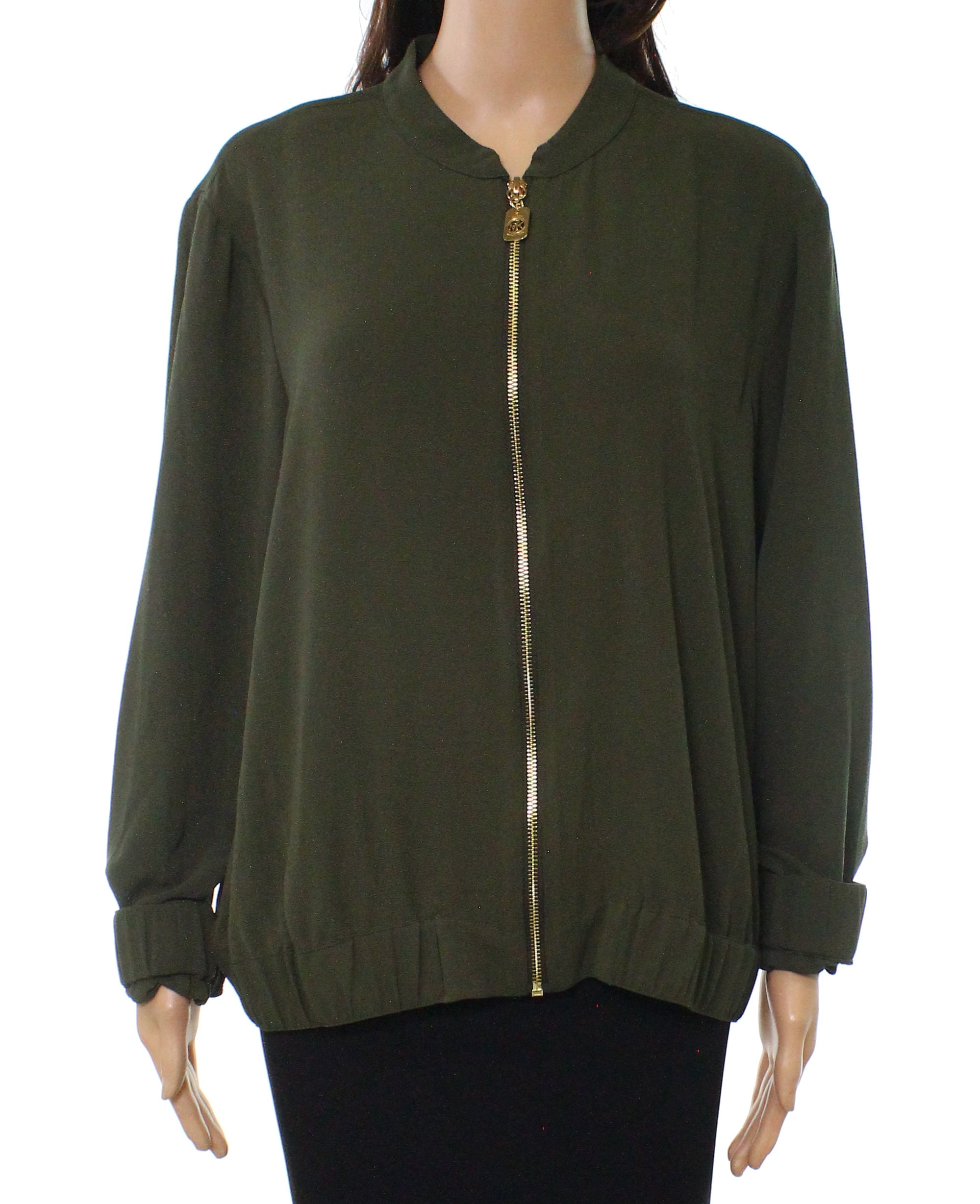 michael kors hoodie womens olive