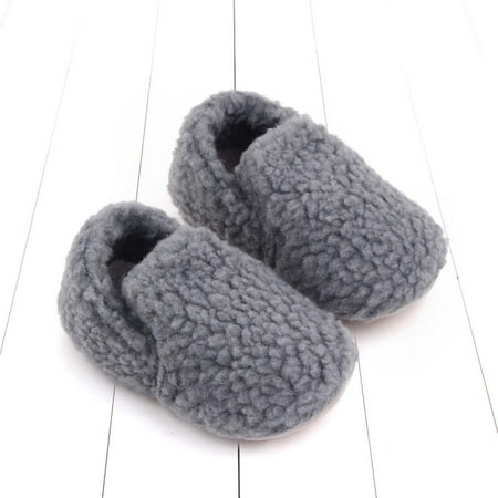 

Leesechin Deals Toddler Shoes Winter Lightweight Shoes Baby Lightweight Fashion Solid Color Cotton Slipper Non-slip Lovely Bottom Shoes on Clearance