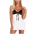 thumbnail image 2 of uublik Valentines Lingerie Set for Women Plus Size Babydoll Bodysuit Sexy Naughty Lace, 2 of 3
