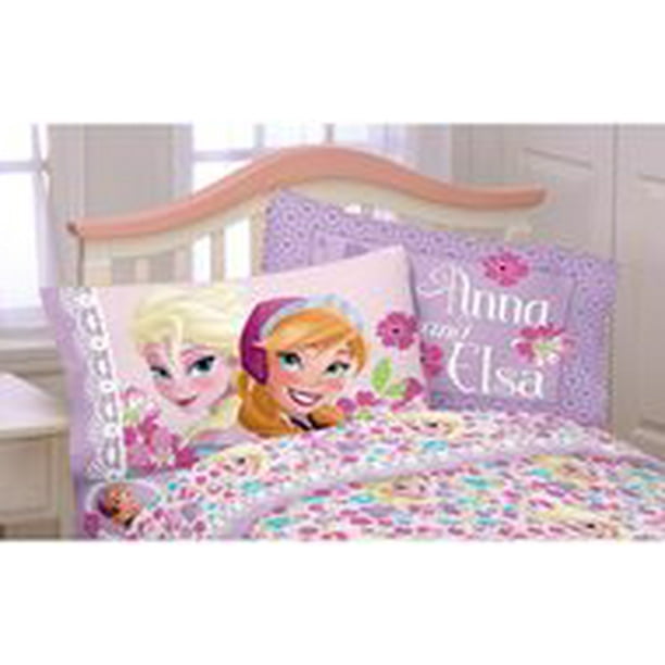 Disney Frozen Anna & Elsa Reversible Standard Pillowcase
