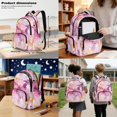 thumbnail image 3 of DISNIMO 3 Piece School Backpack Set, Marble Star Printed 17 Inch Backpack with Lunch Box Set, Lightweight Bookbag with Pencil Case for Preschool Primary Students, Back to School Supplies, 3 of 7