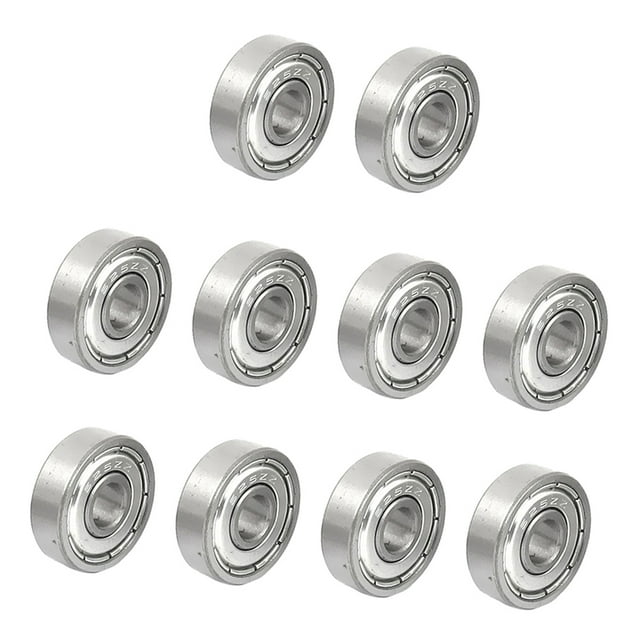 koolsoo 10 Pcs Roulements à Billes Miniatures à Double Blindage Raccords pour Imprimante 3D Sans Bride 625zz