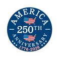thumbnail image 3 of Circle Brooches and Pins for Women 4th of July 250th Anniversary Independence Day, Designer Brooch for Patriotic Decorations, USA Flag of Brooch Pins, 3 of 8