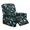 Butterfly Leaf Print, variant on SCRAWLGOD Christmas Recliner Chair Covers with Pocket Single Reclining Slipcover 4-Pieces Lazyboy Recliner Armchair Cover with Elastic Bottom for Pets, Santa Claus Snowman Snowflake Green