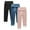 O, variant on Mgmyaa 3-Pack Boys Girls High Waist Sweatpants Fleece Lined Slim-Leg Elastic Leggings Warm Pants