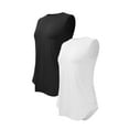 thumbnail image 2 of Rosvigor 2 Pack Plus Size Womens Workout Tank Tops Lightweight Sleeveless Shirts for Women Loose Fit Tops for Athletic Running Tennis Yoga, 2 of 7