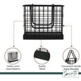 thumbnail image 2 of Black Metal Standing Napkin Holder Caddy for Lunch Napkins, 2 of 7