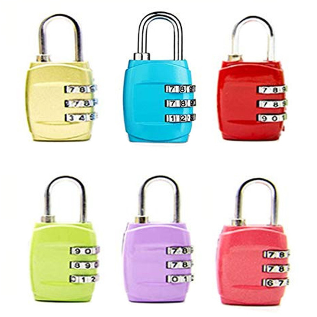 Outdoor Combination Padlocks 3 Digit Combination Number Padlock Combo