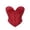 Red, variant on Women's Feminine Texture Bodice Top Sculpting Fit Strapless Bodysculpting Top for Smooth Party