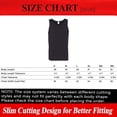 thumbnail image 2 of Gildan Ultra Cotton Tank Top for Men, Classic Fit Bound Neck Sleeveless Tank for Comfort, Black, 3XL, 2 of 5