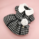 thumbnail image 5 of Ropa para perros con fragancia pequeña a la moda Ins, ropa para gatos con patrón de mil pájaros, chaqueta de otoño e invierno para gatos, 5 of 5
