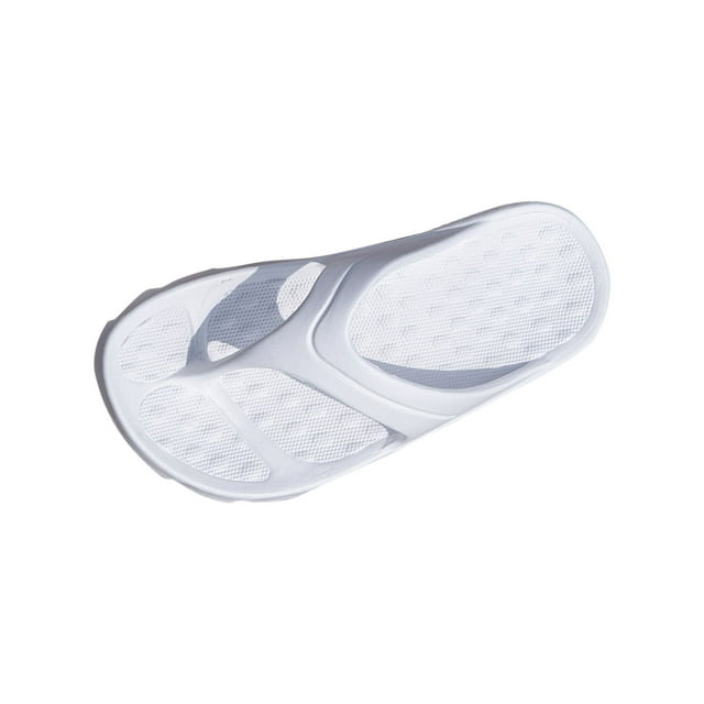 White Flip Flops Thong Sandals Open Toe Soft Sole Solid Color Couple Style Matching For Men Women Lightweight Spring Summer Outdoor Daily Wear Size 42