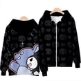 thumbnail image 4 of Sudadera con cremallera 3D Sanrio Kuromi, Sudadera con capucha de estilo lindo informal, cálida y cómoda, 4 of 4
