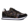 thumbnail image 2 of Guess Agos Women's 4G Logo Lace Up Sneakers In Brown Black Size 9.5, 2 of 6