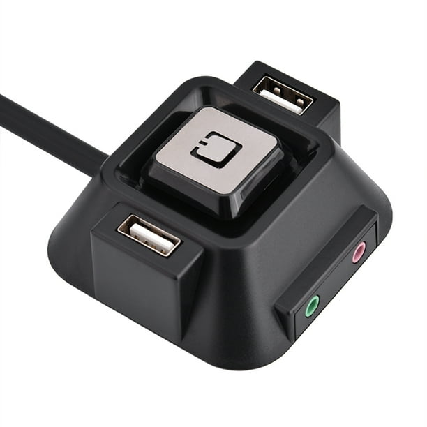 Accesorios Para Pc, Caja Para Pc De Escritorio Switch Pc Power Power Pc Con Puertos USB Restablecimiento De Energía Puerto De Micrófono De Audio Para Cibercafés Familias Empresa