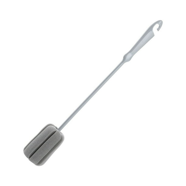 Cepillo para Tazas y Botellas | Esponja Limpiadora | Mango Ergonómico Suave | Cerdas Resistentes a Rayones | Multiusos para Botellas de Leche, Tazas de Té, Vasos de Vidrio y Utensilios de Cocina
