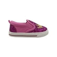 thumbnail image 2 of Disney Princess Glitter Crown Twin Gore Slip-on Sneaker (Toddler Girls), 2 of 6