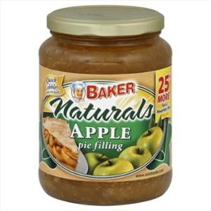 Baker Naturals Pie Filling, Apple, 25.5 Oz by Baker Select