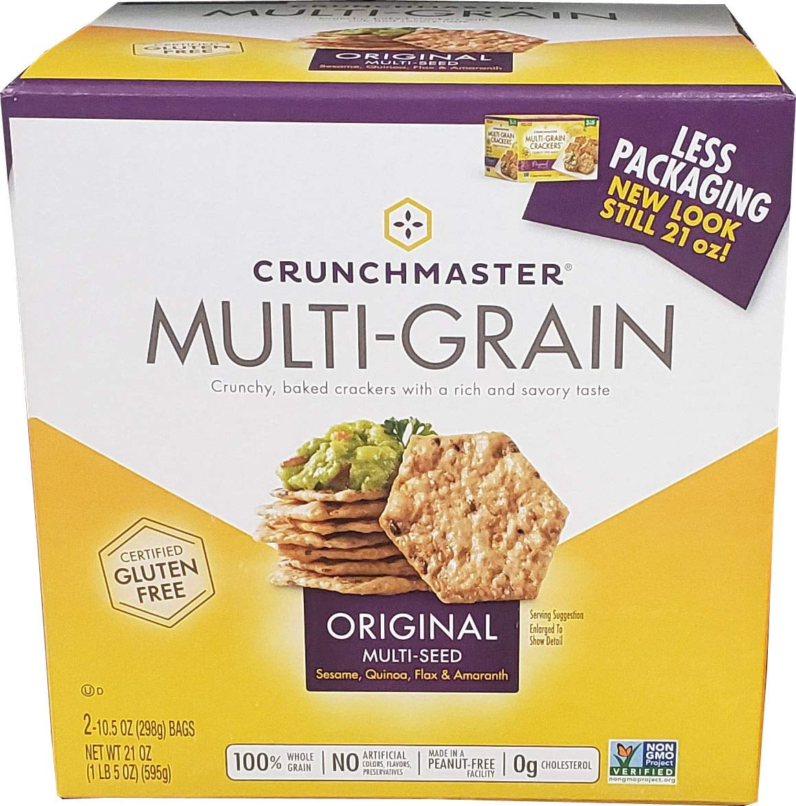 Crunch Master Multi Grain Cracker (21 OZ), 21 oz