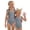 #A06-Light Gray, variant on Kids One Piece Swimsuit Girls Ruffled Stretchy One Piece Girls Swimsuit Cute Glitter Sequin Graphic Girls Swimwear