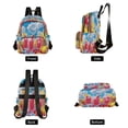 thumbnail image 2 of Casual Raspberry Lemonade Picnic Backpack for School,College and Travel, Water Resistant Bookbag,, 2 of 7