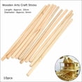 thumbnail image 3 of 10pcs Wooden Arts Craft Sticks Dowels Pole Rods Sweet Trees Wood Stick, 3 of 6
