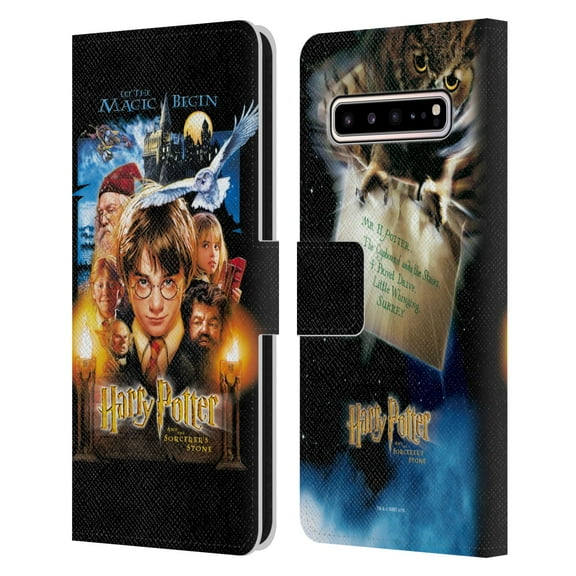 Head Case Designs Officially Licensed Harry Potter Sorcerer's Stone II Poster 1 Leather Book Wallet Case Cover Compatible with Samsung Samsung Galaxy S10 5G