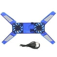 thumbnail image 2 of Support de Refroidissement pour Ordinateur Portable, Support de Refroidissement Double Ventilateur pour Ordinateur Portable Pad de Refroidissement Professionnel, 2 of 14
