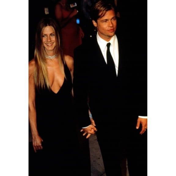 Jennifer Aniston And Brad Pitt Wife & Husband Attend The Post-Academy Awards Vanity Fair Party 32600 Celebrity (