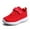 C-Red92, variant on DHFJKG Children's Lightwight Sneakers For Boys Girls Breathable Knit Mesh Non Rubber Sole Lace Up Solid Color Shoes For Running Sport Versatile Shoes
