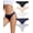 C-5 Pack Basics, variant on 5 Pack Women's Seamless Thongs No Show No Line Workout Breathable Soft Comfortable Panties