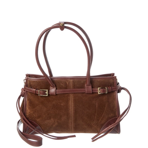 Persaman New York Sadie Suede Tote, Brown