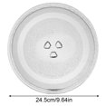 thumbnail image 3 of Kitchen Utensil Set Microwave Glass Plate Turntable Plate Round Cover Replacement 24.5cm, 3 of 6