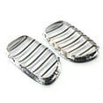 thumbnail image 2 of Front Kidney Dual Slat Grille For - F01 F02 7 Series 2009-2015 Chrome Grill 51117184151 51117184152, 2 of 5