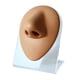 thumbnail image 2 of Modelo de nariz de silicona reutilizable, modelo humano de simulación para herramienta de enseñanza y práctica Marrón, 2 of 9