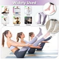thumbnail image 2 of Sonducket 3a Juego De 2 Calcetines De Yoga De Algodón para Mujer Práctica De Yoga con Estos Calcetines Antideslizantes De Primera Calidad Medias Púrpura Verde Azul, 2 of 6