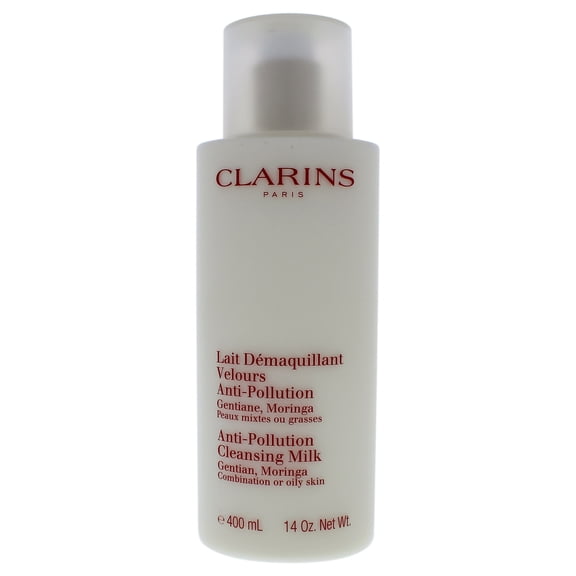 Clarins Anti-Pollution Cleansing Milk with Gentian, 14oz