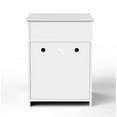 thumbnail image 6 of Aukfa Cat House Litter Box Enclosure Pet Side Table with Drawer - White, 6 of 8