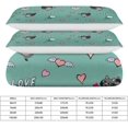 thumbnail image 2 of HAHDAXIA Raccoon Wallpaper Bedding Solid Comforter Set for All Seasons,3 Pieces(1 Comforter+2 Pillowcases),Soft Microfiber Bedding Set Queen(90"x90"), 2 of 7