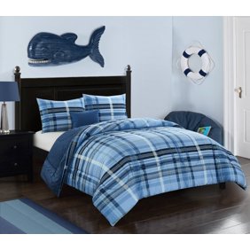 Home Essence Apartment Dane Plaid Comforter Bedding Set Walmart Com