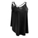 thumbnail image 1 of Camiseta sin mangas de tirantes para mujer, estilo camisola, holgada, color negro, 1 of 8