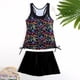 thumbnail image 4 of Trajes de Baño de Bikini de Mujer Grande Impresión Dividida Traje de Baño Falda de Dos Piezas, Bikini de Playa Sexy para el Verano, 4 of 9