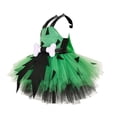 thumbnail image 3 of RUINIXCW Toddler Baby Girl Halloween Caveman Costume Kids Pebbles Flintstone Costume Stone Age Birthday Outfits Cavegirl Tulle Tutu Dress Headband, 3 of 6