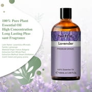 PHATOIL Lavender Essential Oils 100% Pure Natural Perfect for Skin Care, Massage, Relaxation - 3.38 fl.Oz