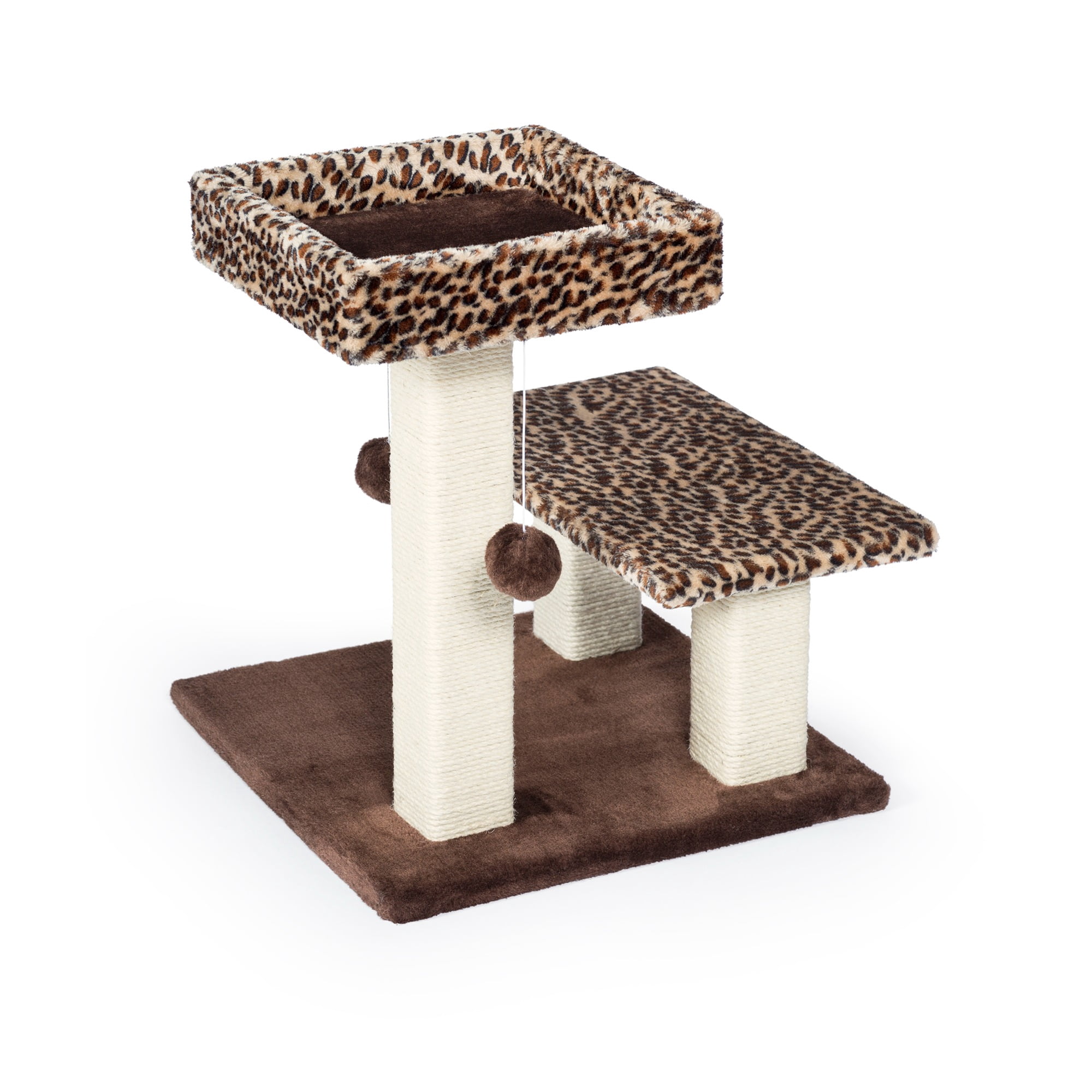 Prevue Pet Products Kitty Power Paws Leopard Terrace Cat Tree 7300