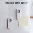 thumbnail image 3 of Abridor de botellas de cerveza plano de acero inoxidable, abridor de botellas magnético, para cocina casera, bar o restaurante, 3 of 5